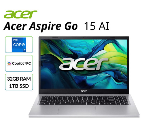 Acer aspire ai laptop - 15,